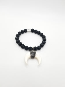Black Clay Pave with Pendant